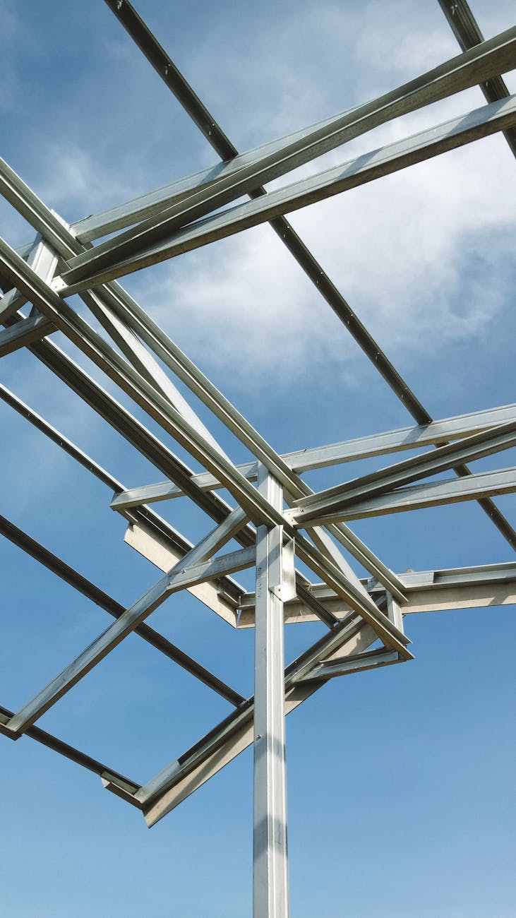 metal frames used in construction